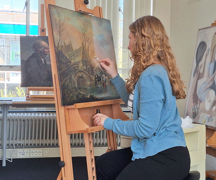 schilderij inlijsten